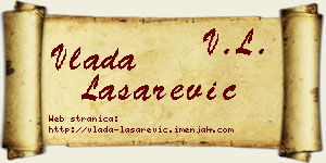 Vlada Lašarević vizit kartica